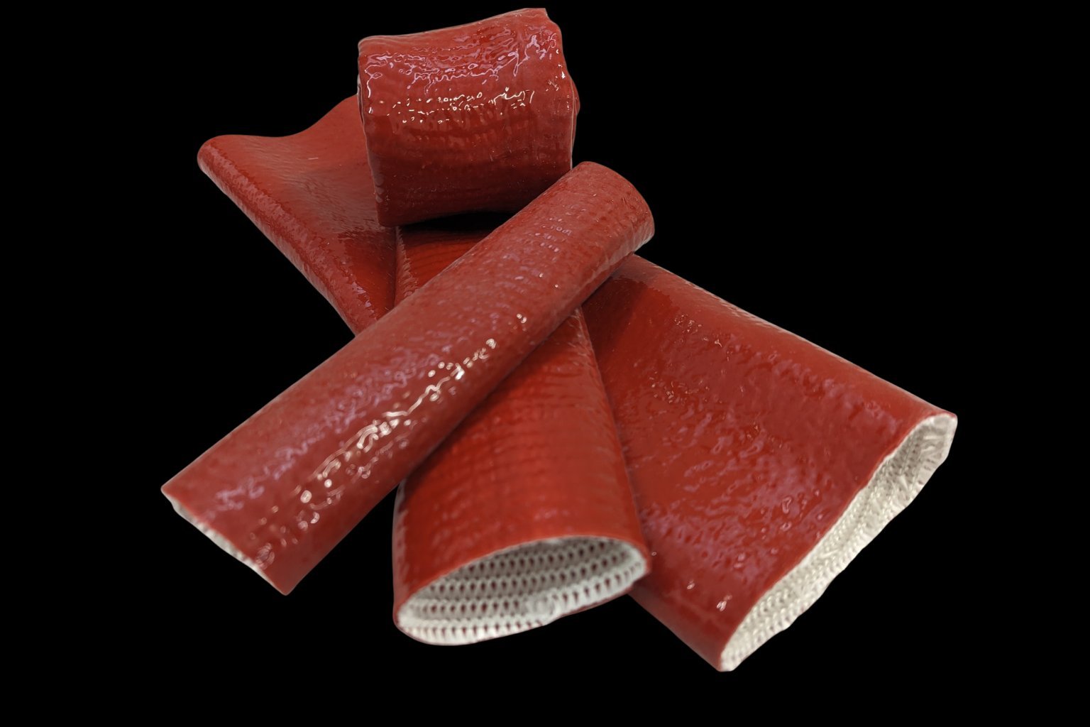 Firesleeve silicone-coated glass fibre heat protection sleeve